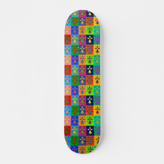Hermine Pop Mini Skateboard Bräda 18,5 Cm (Framsida)