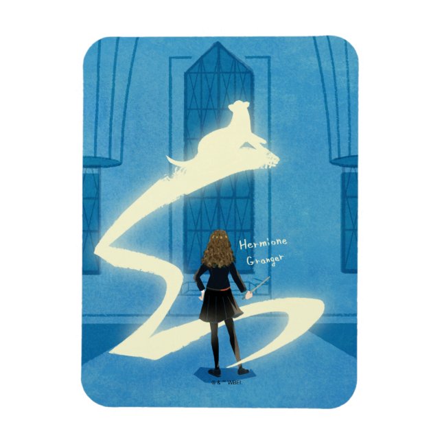 Hermione Granger Patronus Painting Magnet (Vertikal)