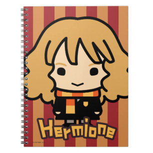 Hermione Granger Tecknad Karaktärsbild Anteckningsbok Med Spiral