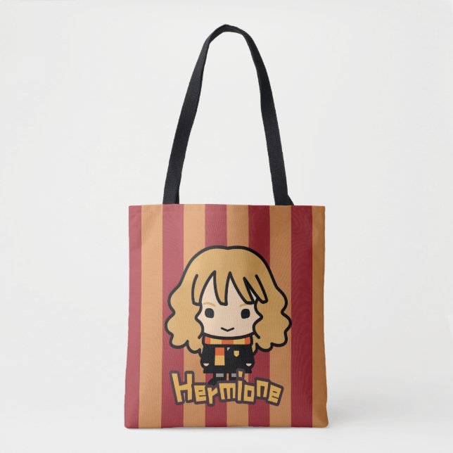 Hermione Granger Tecknad Karaktärsbild Tygkasse (Framsida)