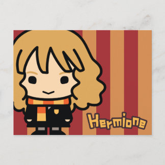 Hermione Granger Tecknad Karaktärsbild Vykort