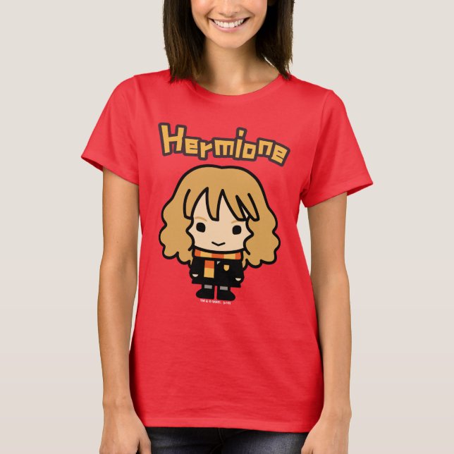Hermione Granger Tecknade figurer Art T-shirt (Framsida)