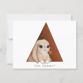 "Hermit" Bunny Vykort