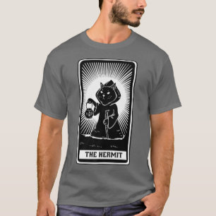 Hermit Cat Tarot Card T Shirt