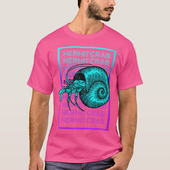 Hermit Crab Älskare Hermit Crab T Shirt (Framsida)