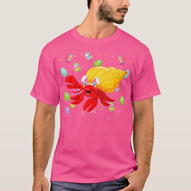 Hermit Crab Älskare Påskägg Funny Hermit Crab Eas T Shirt (Framsida)