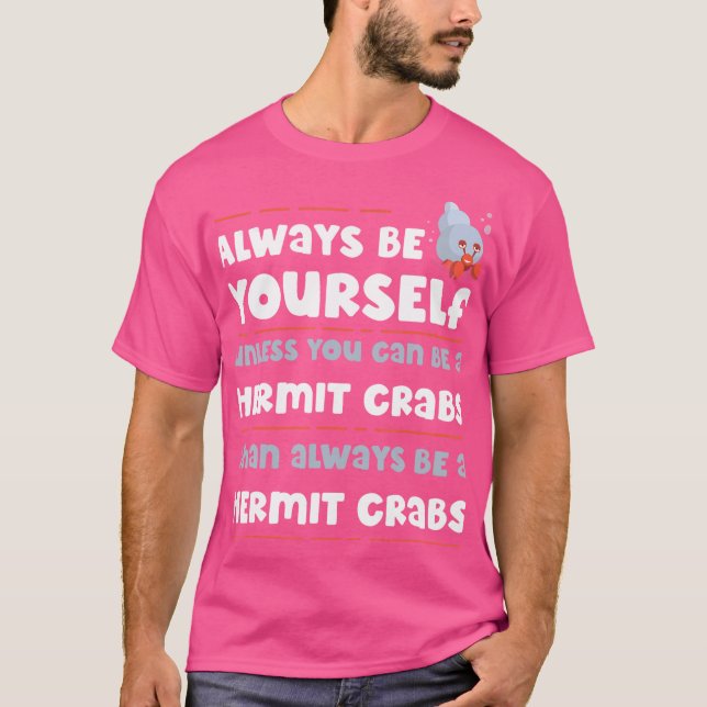 Hermit Crab Älskare Shirt Ocean Animal Pet Hermit  T (Framsida)