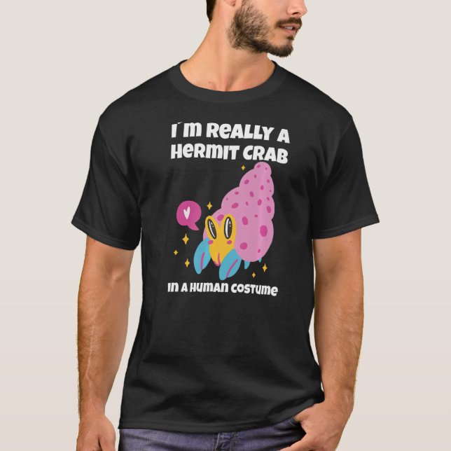 Hermit Crab Girl T Shirt (Framsida)