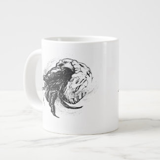 Hermit Crab in Black Jumbo Mugg