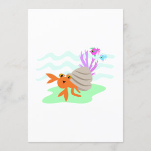 Hermit Crab Inbjudningar