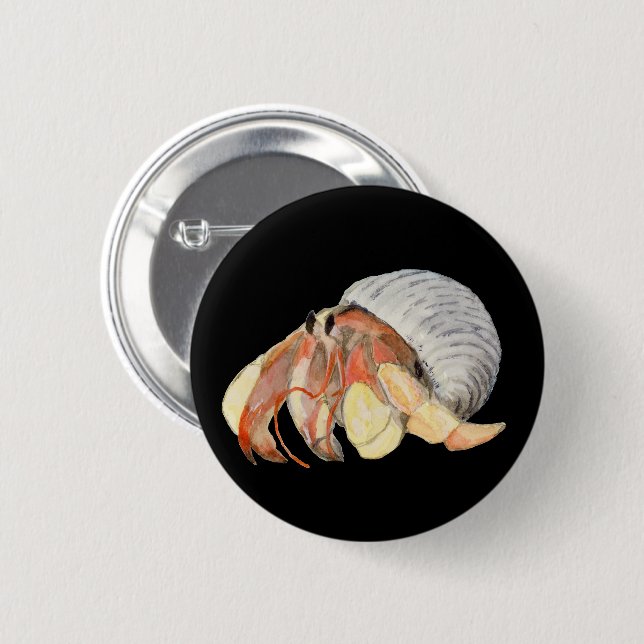 Hermit Crab Knapp (Framsida & baksida)