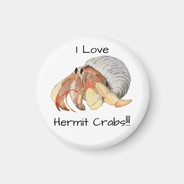 Hermit Crab Magnet (Framsidan)