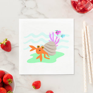 Hermit Crab Napkins Pappersservett
