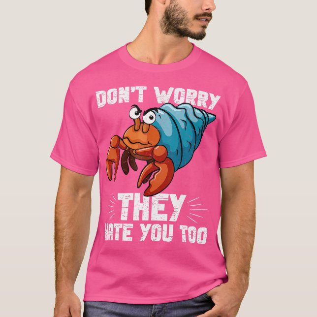Hermit Crab Owner Snäckas Crab Cage Hermit Crab Lo T Shirt (Framsida)