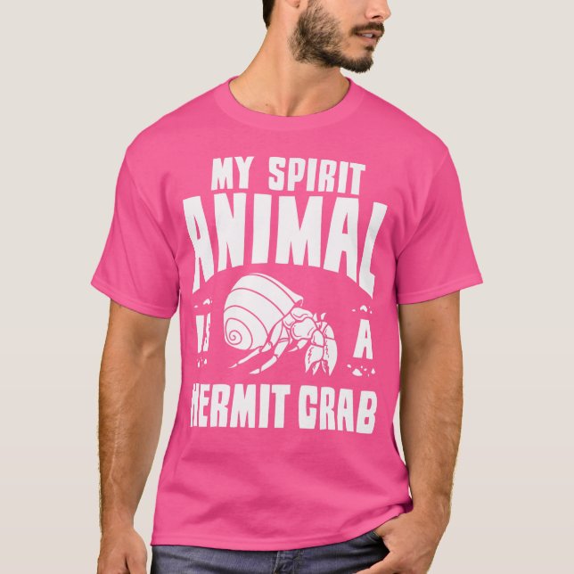 Hermit Crab Pet Snäckas Habitat T Shirt (Framsida)