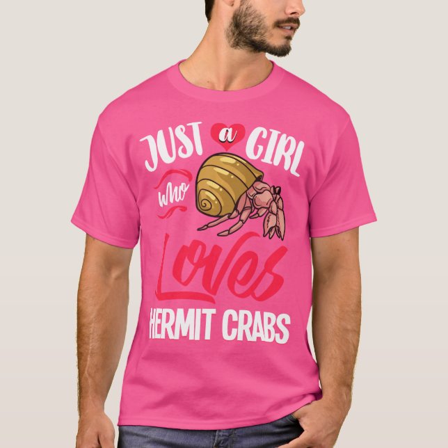 Hermit Crab Pet Snäckas Habitat T Shirt (Framsida)