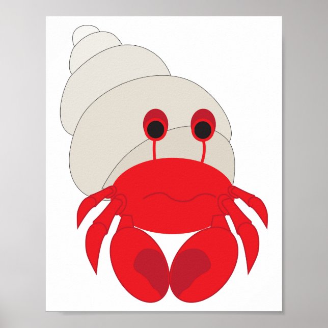 Hermit Crab Poster (Framsidan)