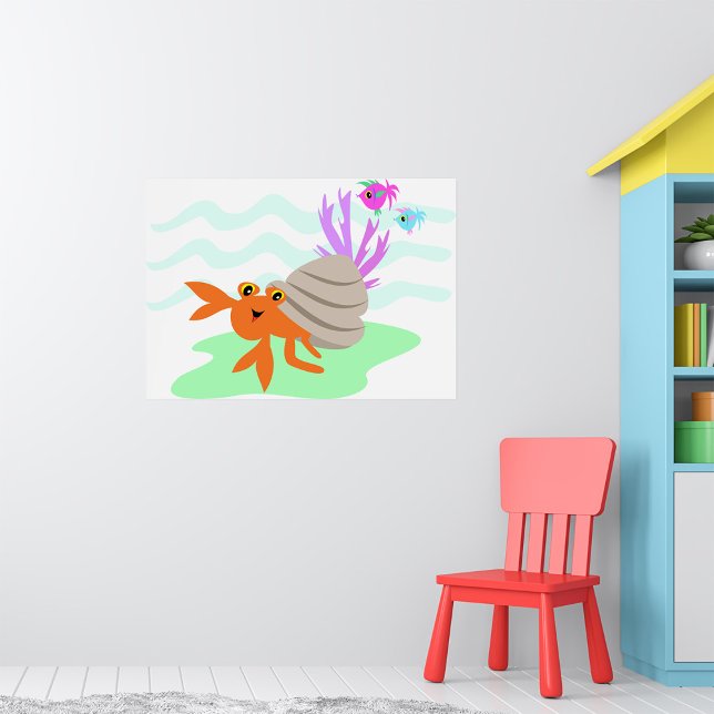 Hermit Crab Poster (Skapare uppladdad)