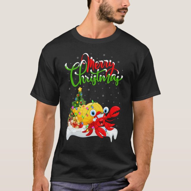 Hermit Crab   Xmas Decorations Hermit Crab Christm T Shirt (Framsida)