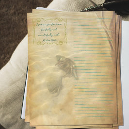 Hermit Crabs Scripture Scrapbook Paper Reklamblad