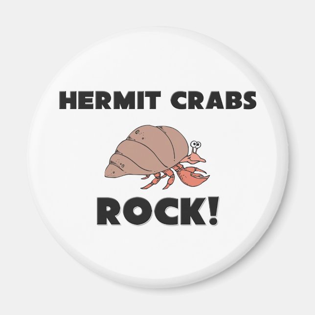 Hermit Crabs Sten Magnet (Framsidan)