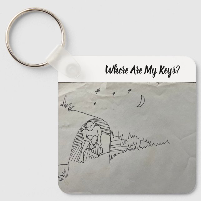 Hermit Keychain Nyckelring (Framsida)