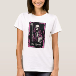 Hermit Skeleton Tarot T Shirt
