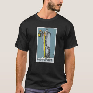 Hermit Tarot Card Occult Tro Divination Morsa T Shirt