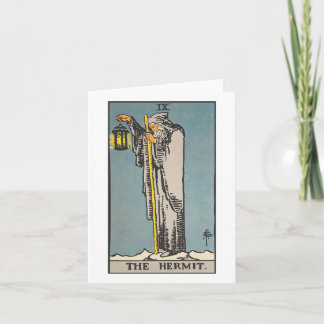 Hermit tarot card - Rider Waite Smith tarot Kort
