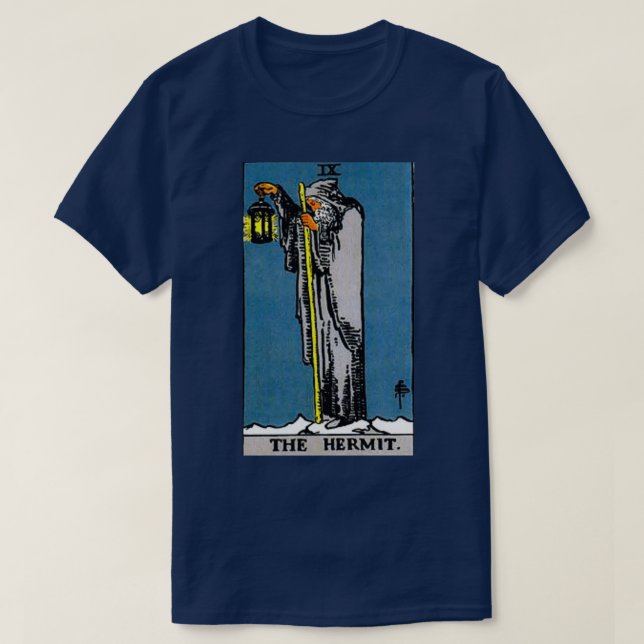 Hermit Tarot T Shirt (Design framsida)