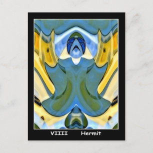 Hermit Tarotkort Vykort