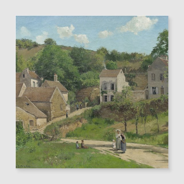 Hermitage vid Pontoise Camille Pissarro (Framsida)