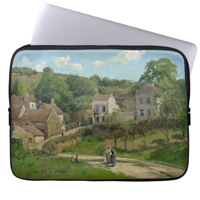 Hermitage vid Pontoise Camille Pissarro Laptop Fodral (Framsidan)