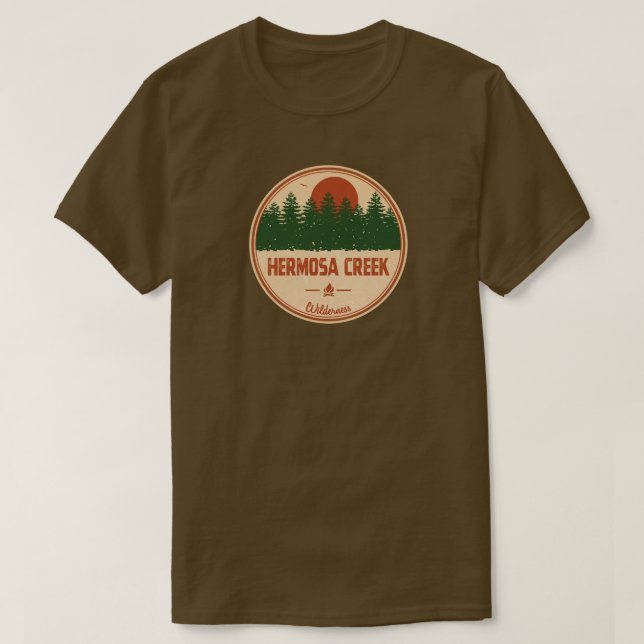 Hermosa Bäck Wilderness Colorado T Shirt (Design framsida)
