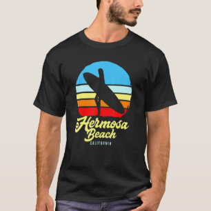 Hermosa Beach California Surfa Girl T Shirt