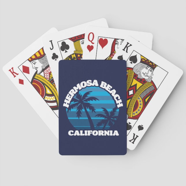 Hermosa Beach, Kalifornien Casinokort (Baksidan)