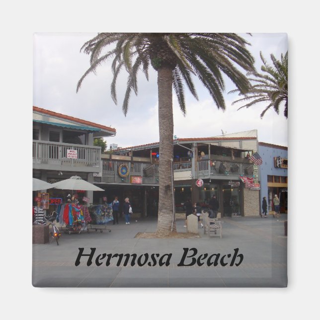 Hermosa Beach, Kalifornien Magnet (Framsidan)