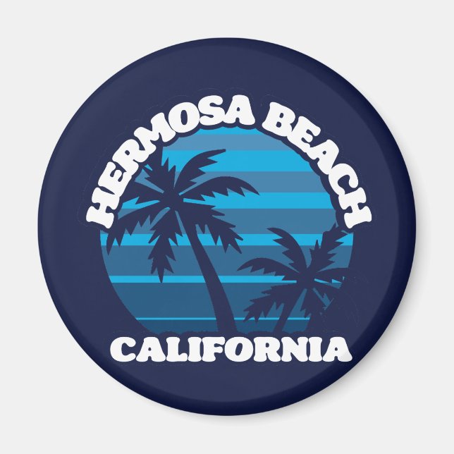 Hermosa Beach, Kalifornien Magnet (Framsidan)