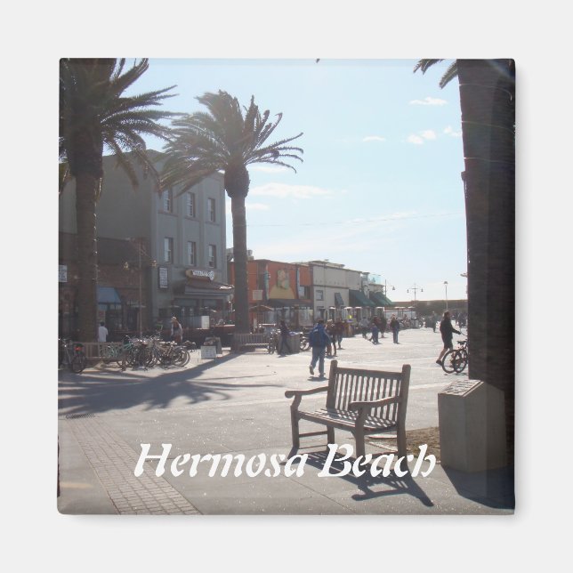 Hermosa Beach, Kalifornien Magnet (Framsidan)
