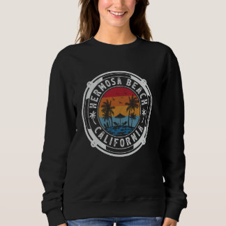 Hermosa Beach Kalifornien Sommarlov Vintage S T Shirt