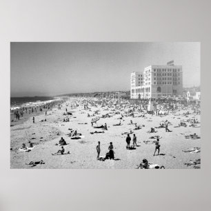 Hermosa Beach, Los Angeles, Kalifornien, 1951 Poster