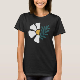 Hermosa flor abstracta t shirt