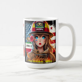 HERMOSA TAZA EN SOLIDARIDAD CON CALIFORNIA KAFFEMUGG