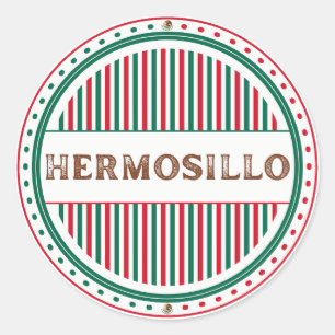 Hermosillo City Pride Emblem – Mexikansk identitet Runt Klistermärke
