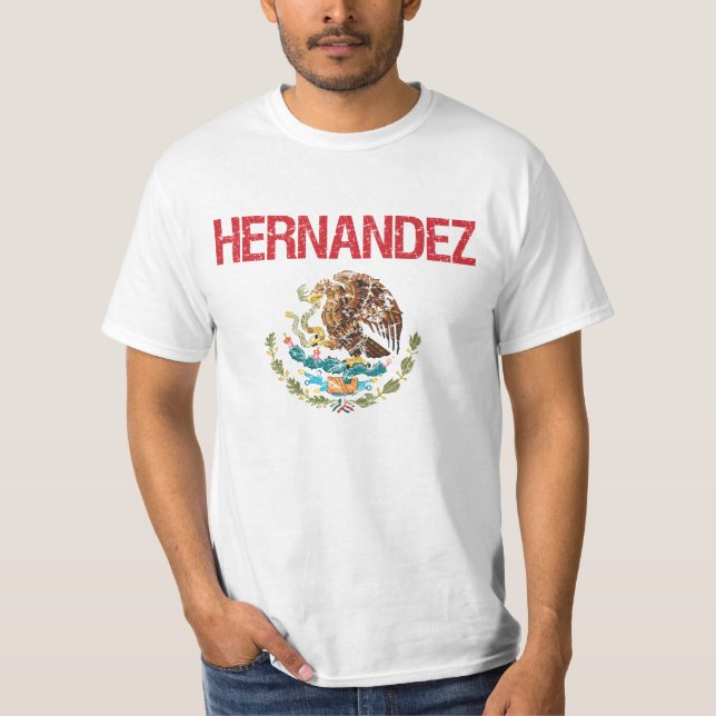 Hernandez efternamn t-shirt (Framsida)