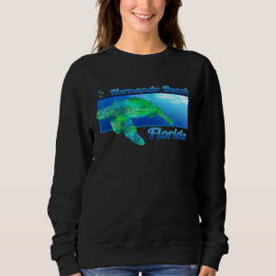 Hernando Beach Florida Swimming Sea Turtle T Shirt