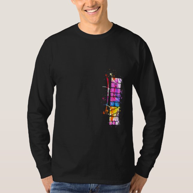 Herne Lettering Watercolor Herne T Shirt (Framsida)
