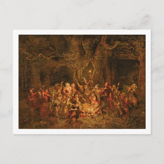 Hernes ek från "The Merry Wives of Windsor" av W Vykort (Framsida)