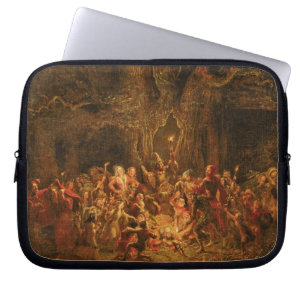Hernes Oak från "de glada fruarna av Windsor" vid Laptop Sleeve