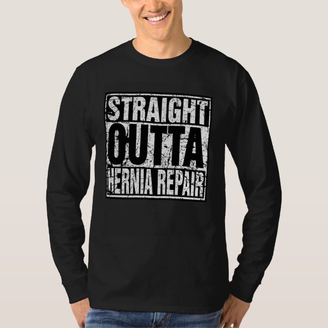 Hernia Surgery  Survivor Post Recovery T Shirt (Framsida)